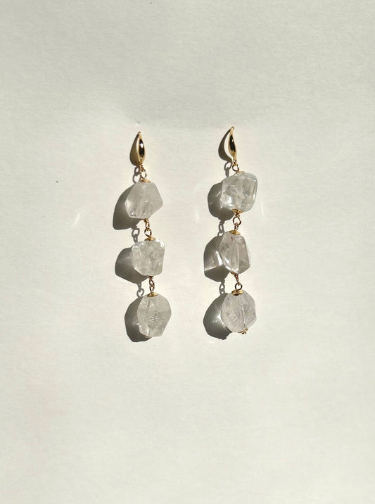 Gala Earrings in Quartz